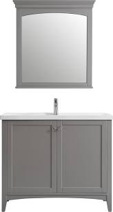 Maegan 40" Single Bathroom Vanity Set with Mirror