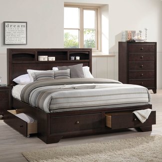 Mair Storage Platform Bed