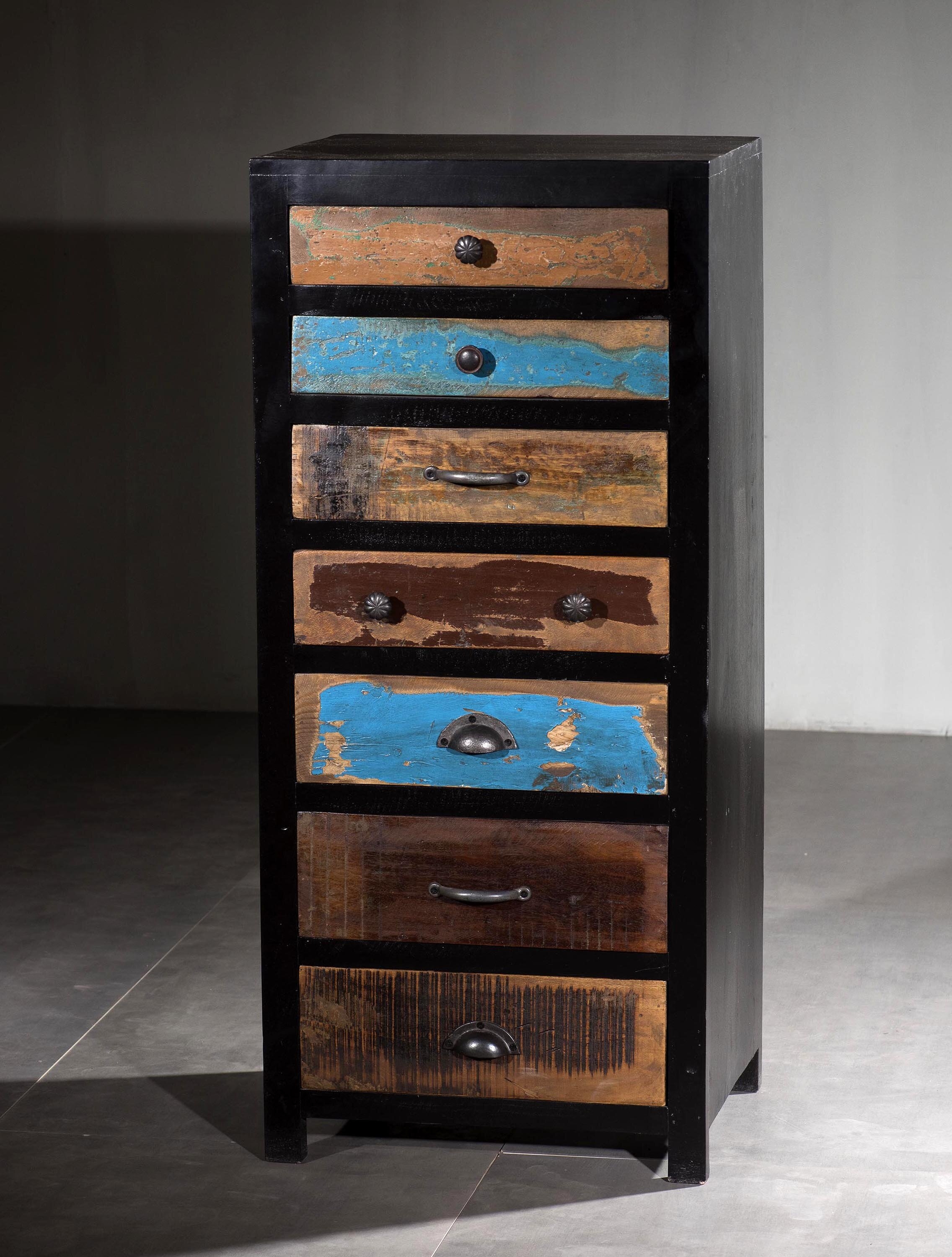 Marine Wooden 7 Drawer Lingerie Chest