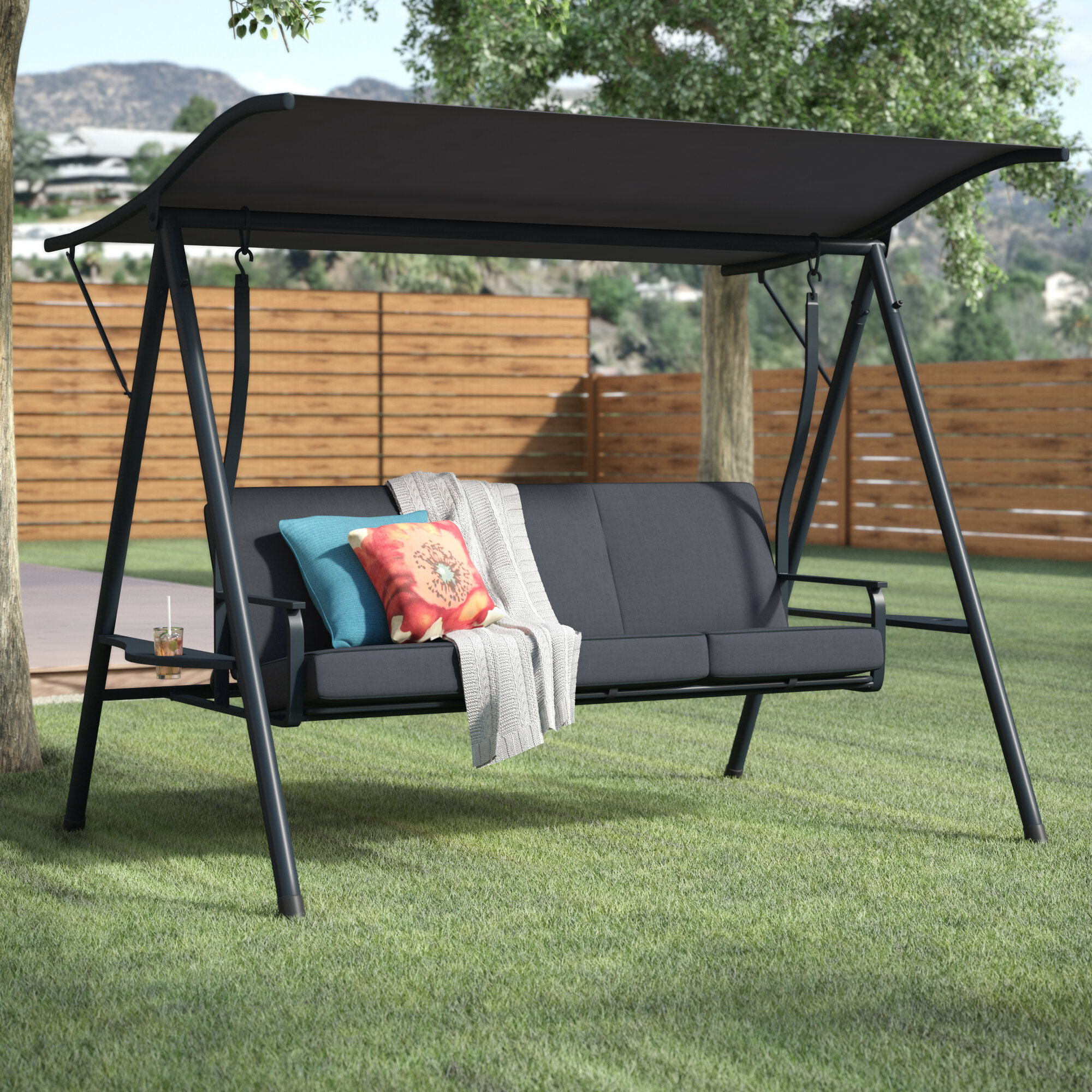 Outdoor Swing Cushions With Backs VisualHunt