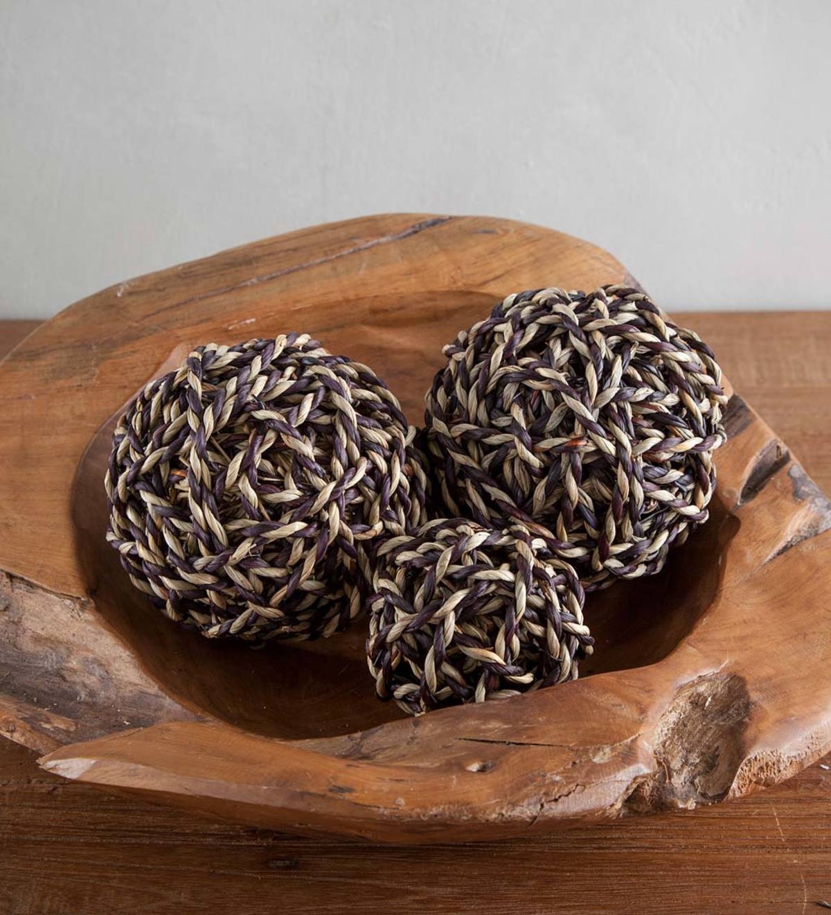 Mathes Rattan Ball Décor 4 Piece Vase Filler Set