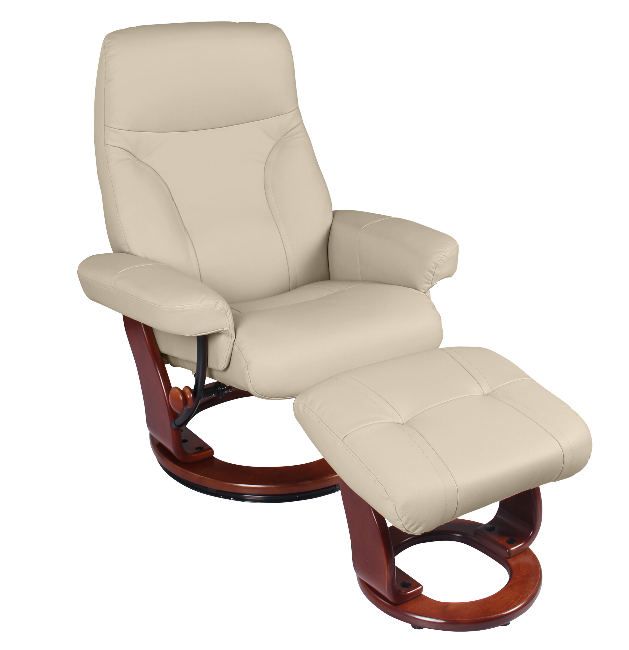 Leather Swivel Reclining Chairs, Real Leather Swivel Recliner Chair