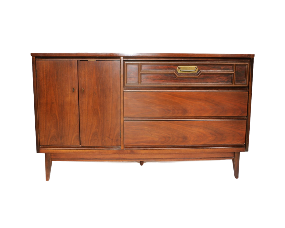 Mid Century Modern "Avante" Bassett Dresser/Credenza