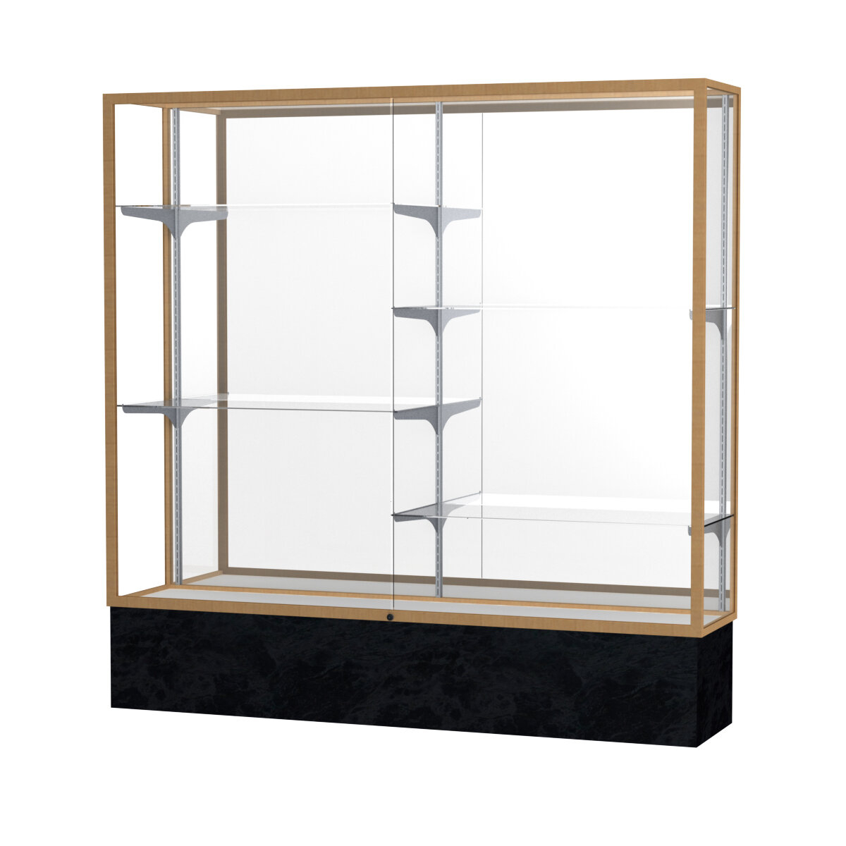Monarch Series Lighted Floor Display Case