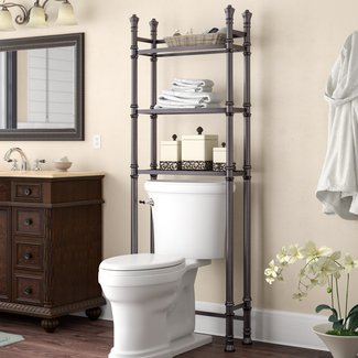 Morecambe 26" W x 70.25" H Over the Toilet Storage