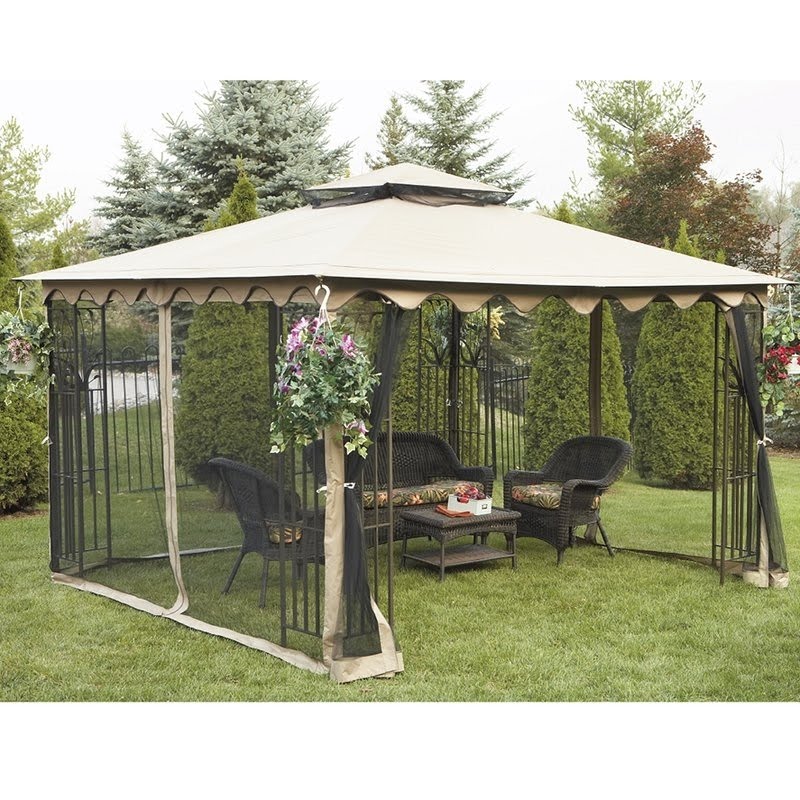 Mosquito Netting for 10' W x 12' D Gazebo