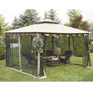 Mosquito Netting for 10' W x 12' D Gazebo