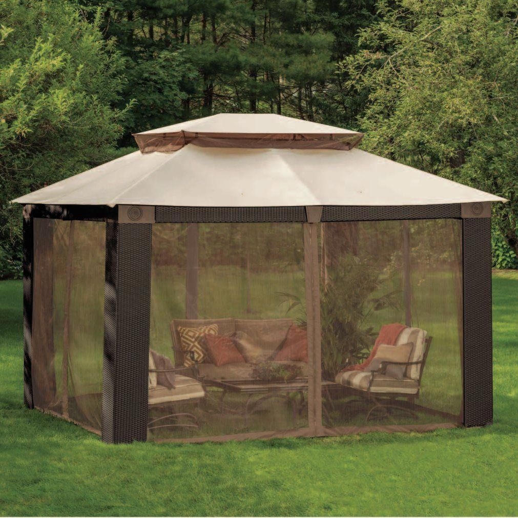 Mosquito Netting for Antigua Wicker Gazebo
