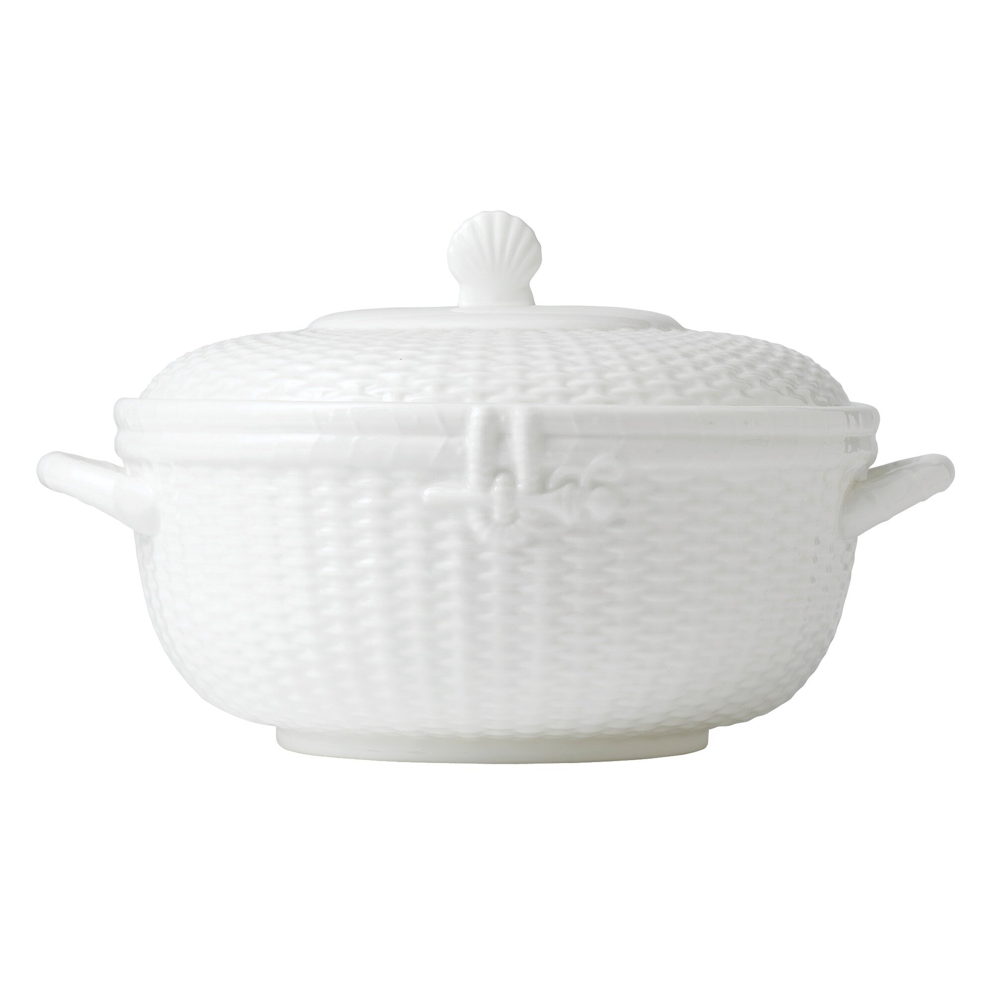 Nantucket Basket Covered Vegetable Dish