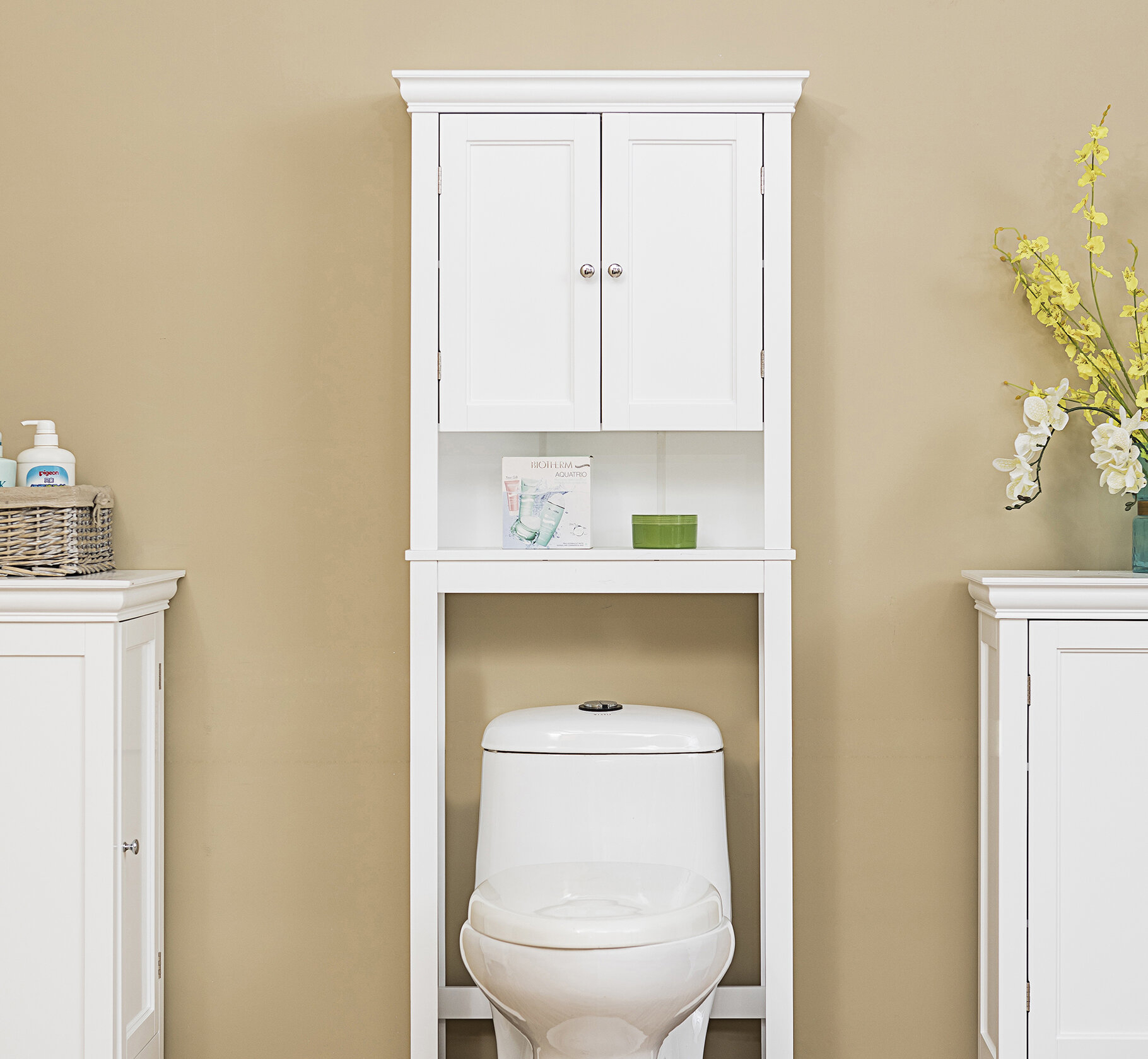Nantwich 25" W x 64.25" H Over the Toilet Storage