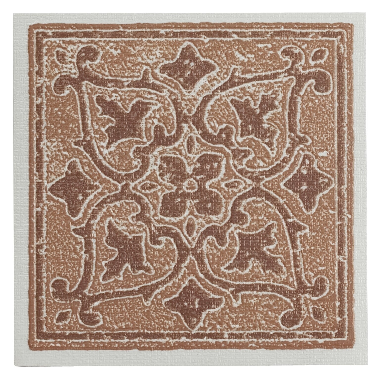 Nexus 4" x 4" Peel & Stick Tile in Terra