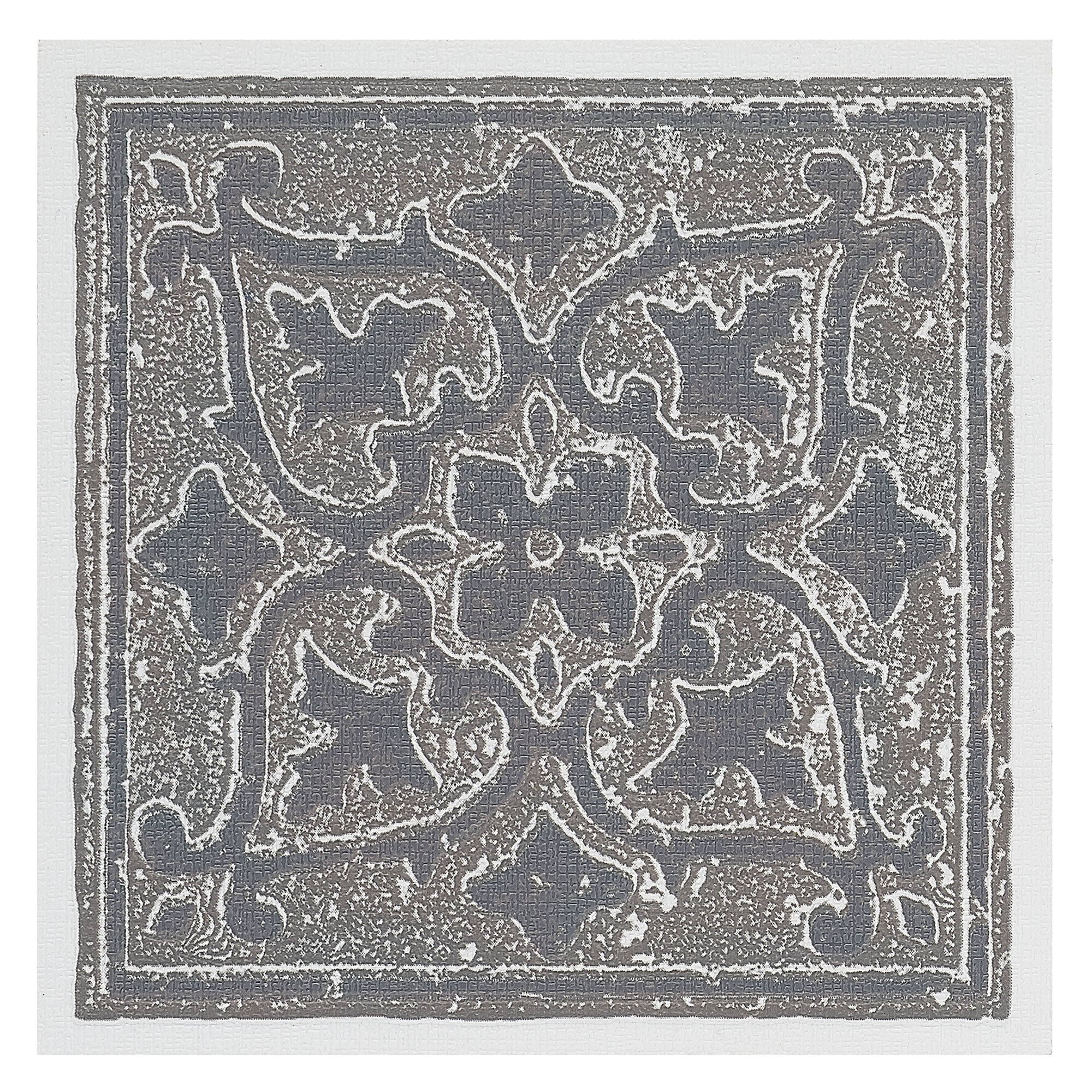 Nexus 4" x 4" PVC Peel & Stick Field Tile in Gray