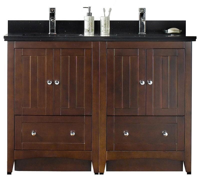 Nixon Floor Mount 48" Double Bathroom Vanity Set