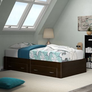 Noonday Twin Storage Platform Bed