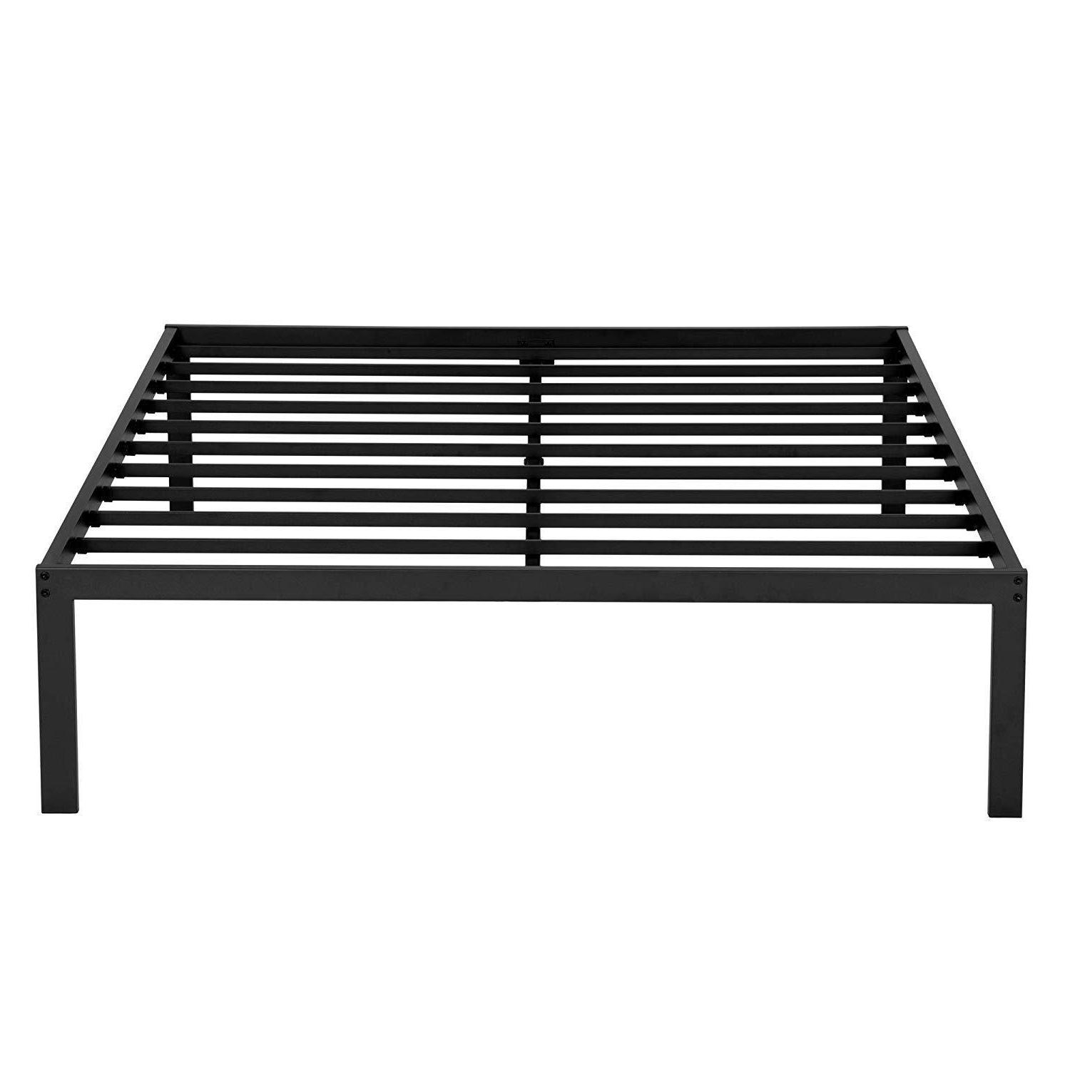Olee Sleep 16 Inch Dura Metal Steel Slate Bed Frame