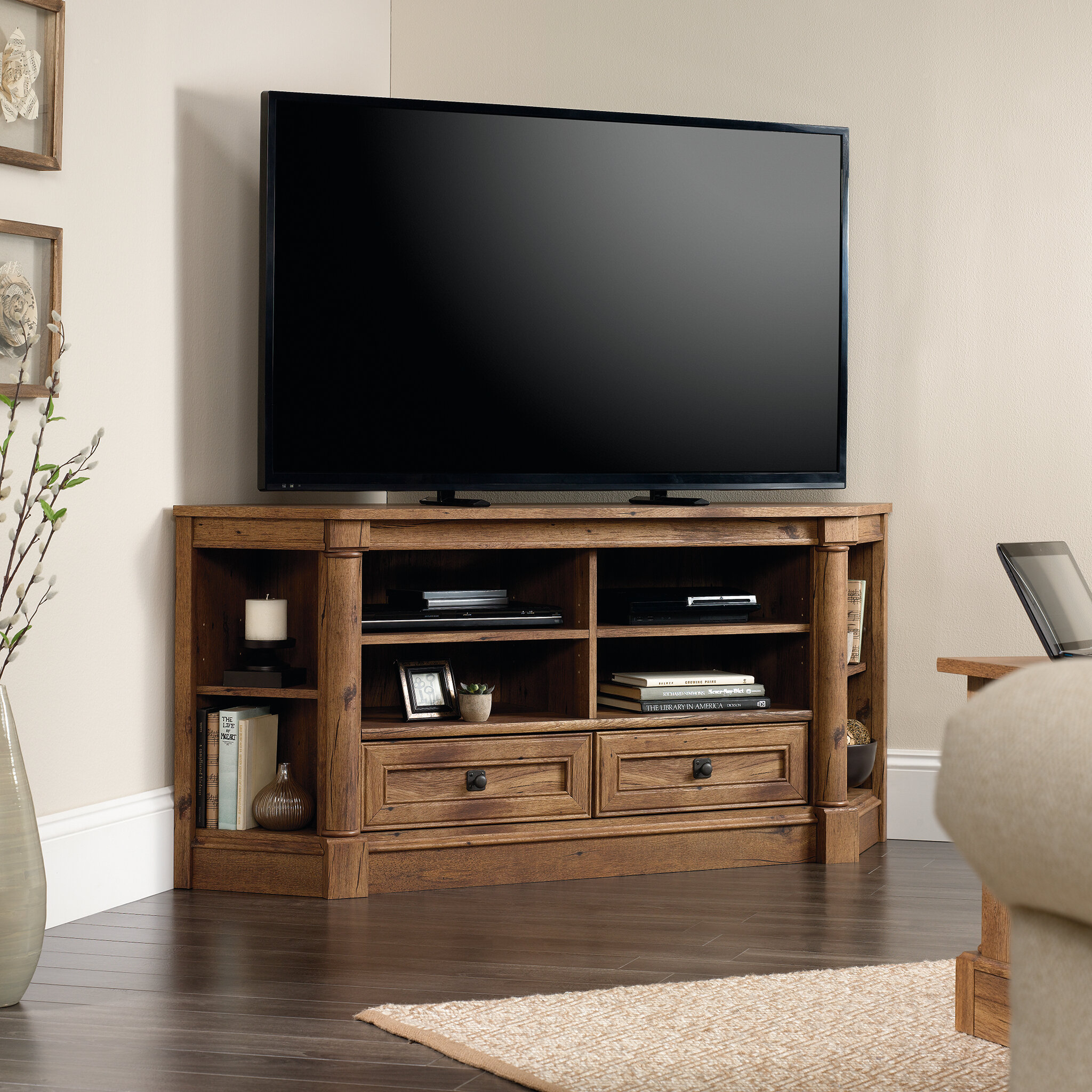Orviston Corner TV Stand for TVs up to 60"