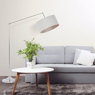 Oswaldo 68" LED Swing Arm Floor Lamp