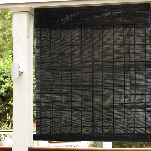Outdoor Roll Up Bamboo Blinds You Ll, Outdoor Bamboo Curtains Canada