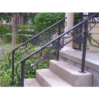 Outdoor Metal Stair Railing Kits You Ll Love In 2021 Visualhunt