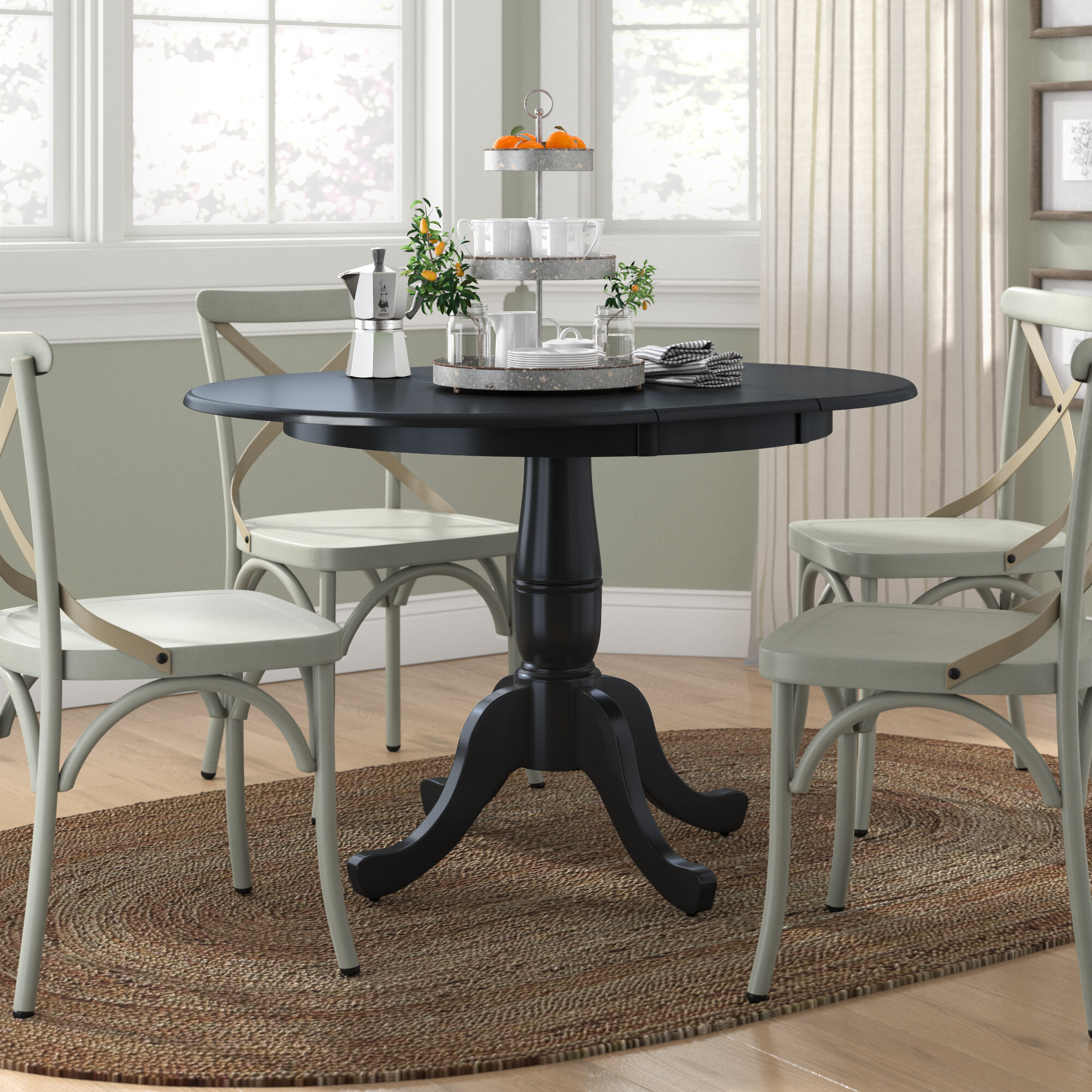 overbay extendable dining table