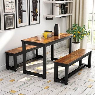 Parikh 3 Piece Dining Set