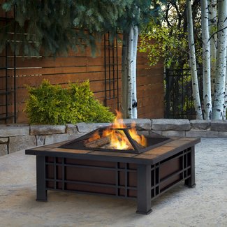 Patio Furniture-Premium® Wood Burning Fire Pit-Patio Fire Pit-Ideal Centerpiece For Keeping Family And Friends Warm And Entertained Outdoors -100% Thrilled Customer Guarantee!