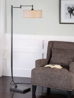 Perivale 62" Swing Arm Floor Lamp