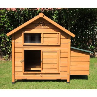 Pets Imperial Single Savoy Large Chicken Coop with Nest Box Suitable for Up to 6 Birds Depending on Size