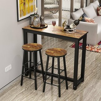 Plainfield 3 Piece Pub Table Set