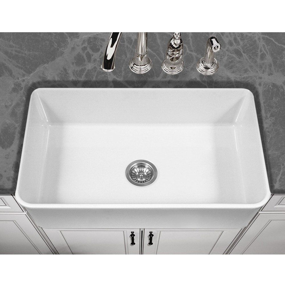 Platus 33" L x 20" W Apron Kitchen Sink