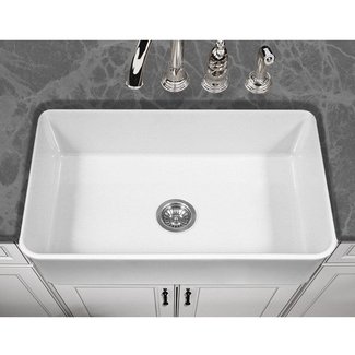 Platus 33" L x 20" W Apron Kitchen Sink