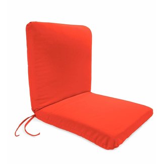 Polyester Lounge Chair Cushion With Ties