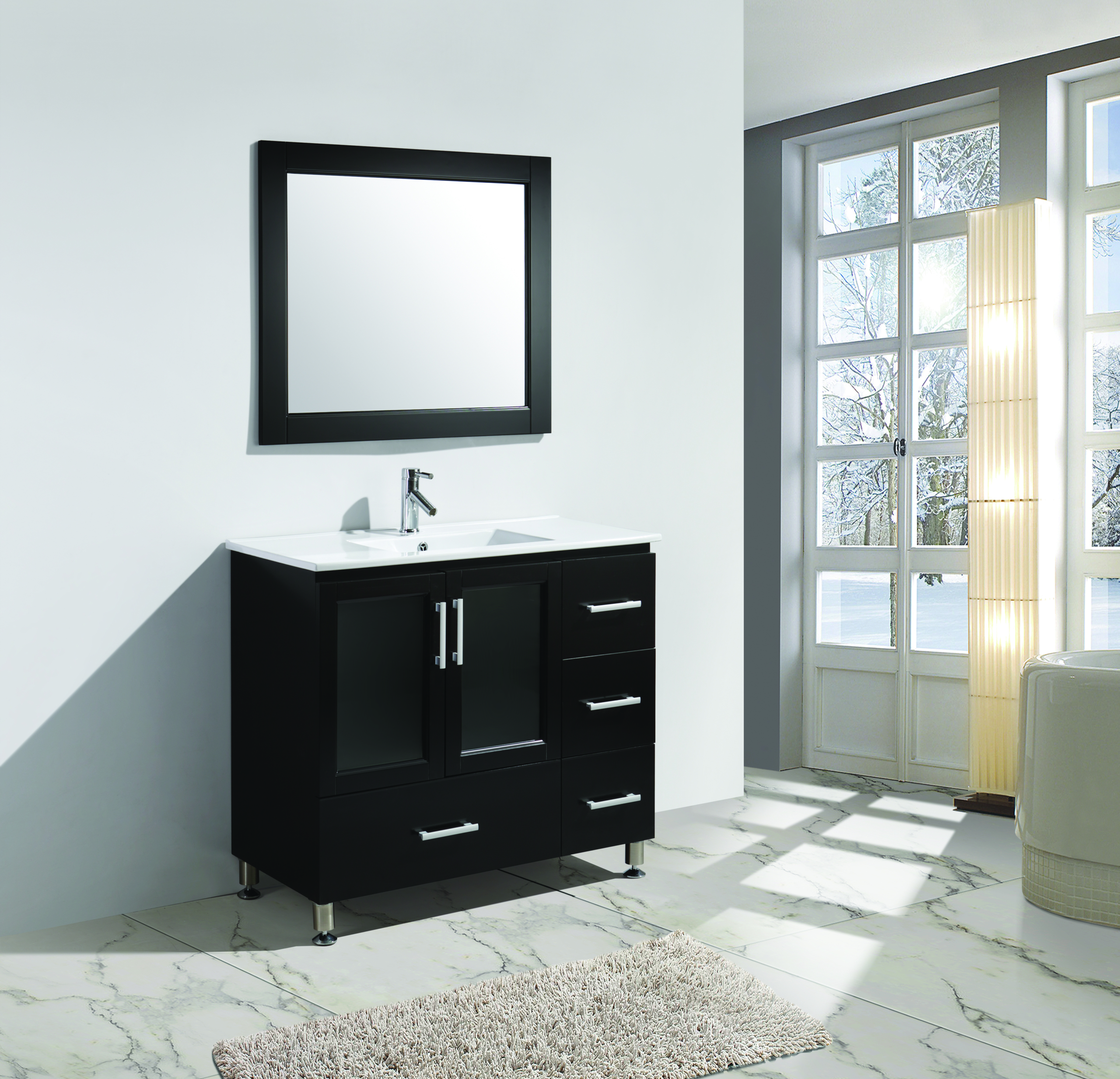 Pratt 40" Single Bathroom Vanity Set