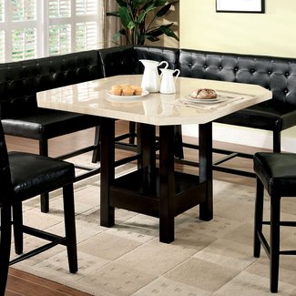 Prentiss Wooden Counter Height Dining Table