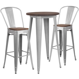 Priddy 3 Piece Pub Table Set