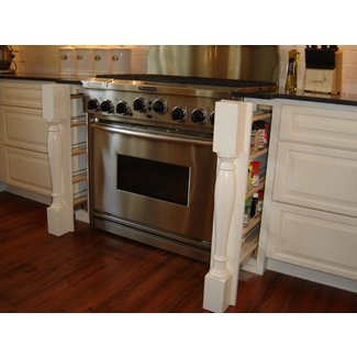 Pull out spice rack behind the legs. | Yelp