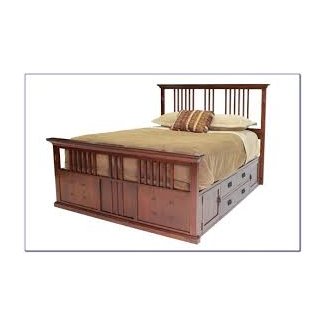 Queen Size Captains Bed Visualhunt, Full Size Captains Bed With Bookcase Headboard White