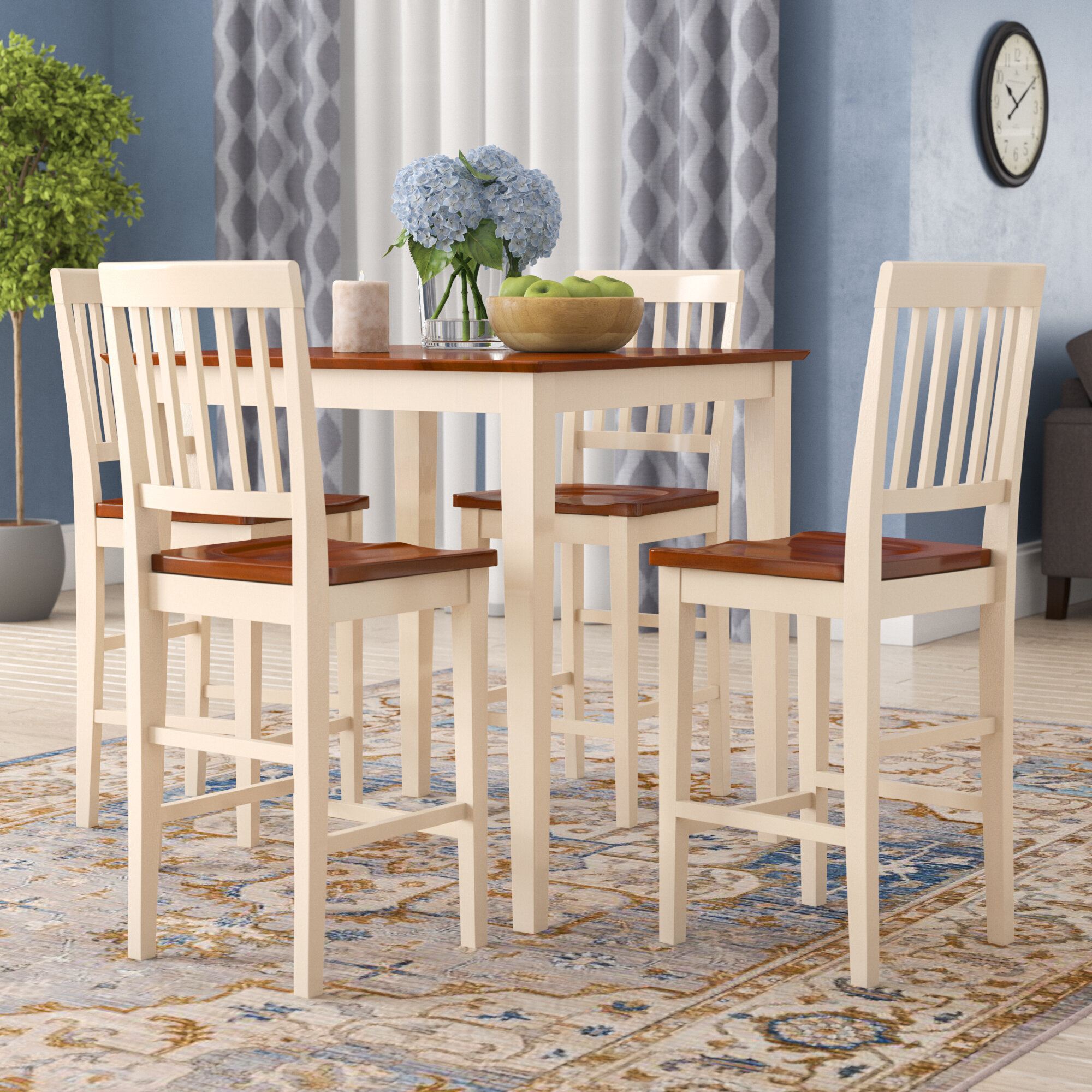 Hampton bay 3 piece deals counter height bistro set