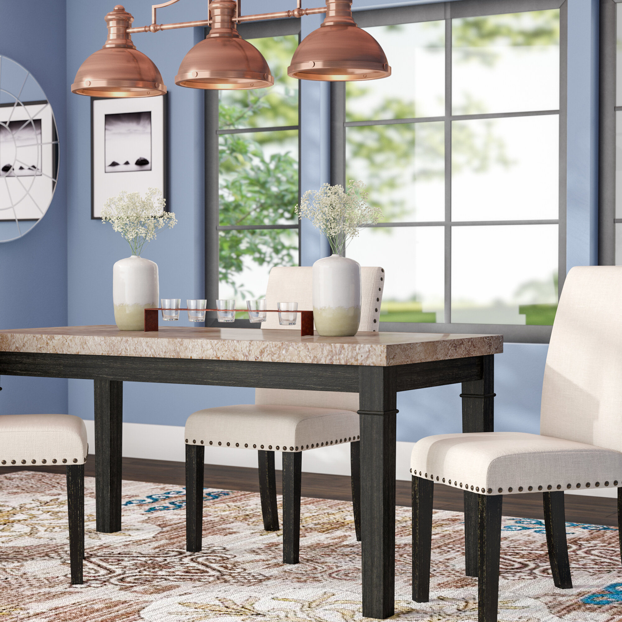 Granite Top Dining Table You Ll Love In 2021 Visualhunt