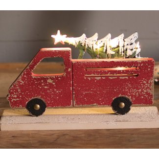 Red Truck With Christmas Tree  VisualHunt