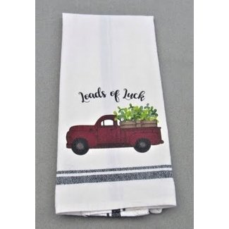 Red Truck Kitchen Tea Towel