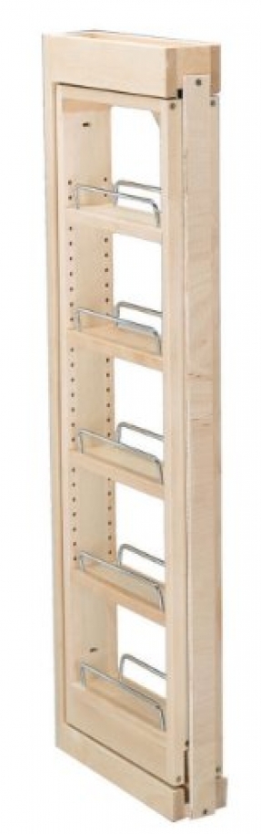 Rev-A-Shelf RS432.WF36.3C 3 in. W x 36 in. H Wall Filler Pull Out, Wood