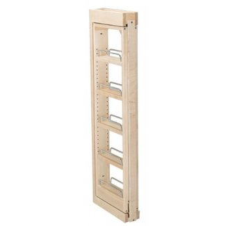 Rev-A-Shelf RS432.WF36.3C 3 in. W x 36 in. H Wall Filler Pull Out, Wood