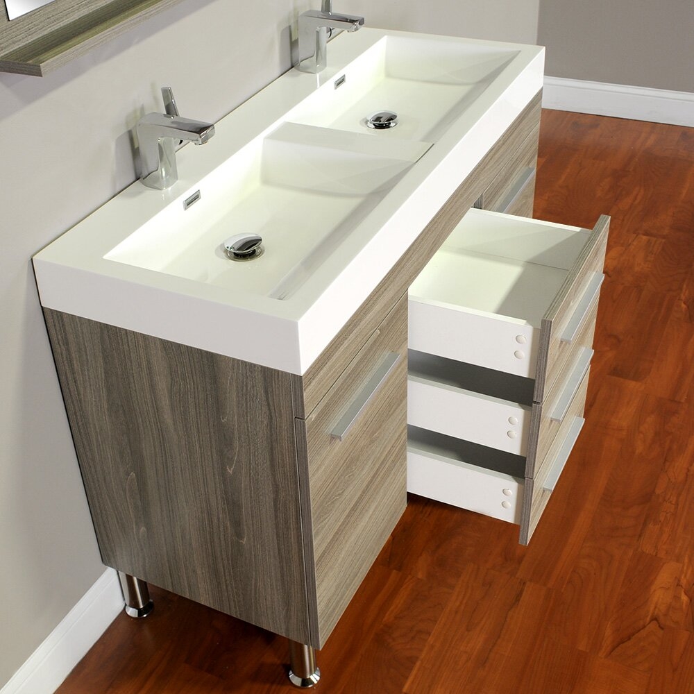 Rick 48" Double Bathroom Vanity Set