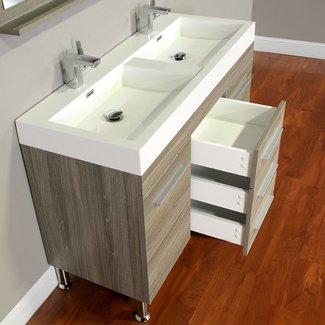 Rick 48" Double Bathroom Vanity Set