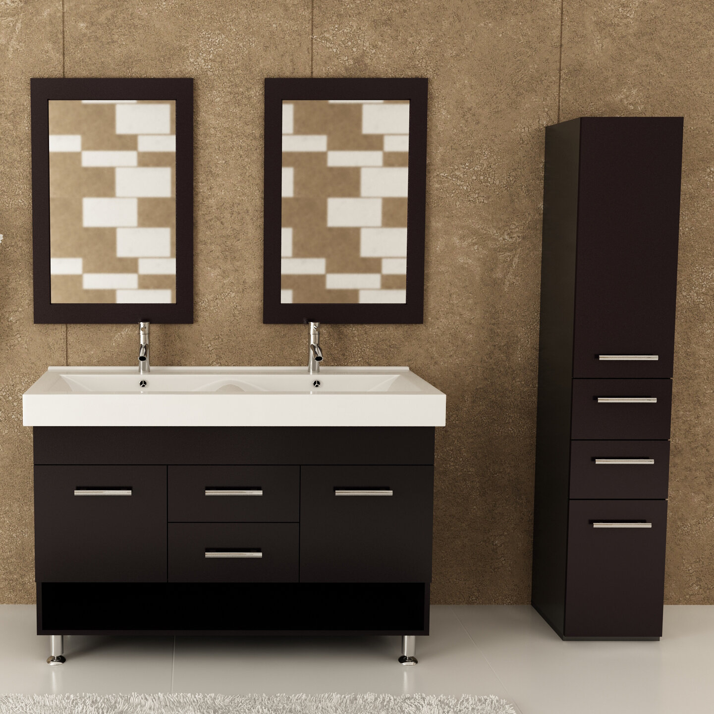 Rigel 48" Double Bathroom Vanity Set