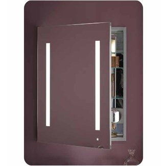 Robern AC2430D4P1L AiO 24" Wide Single Door Medicine ...