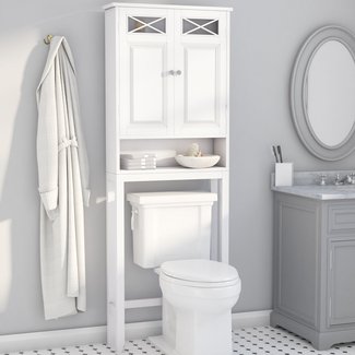 Roberts 25" W x 68" H Over The Toilet Storage