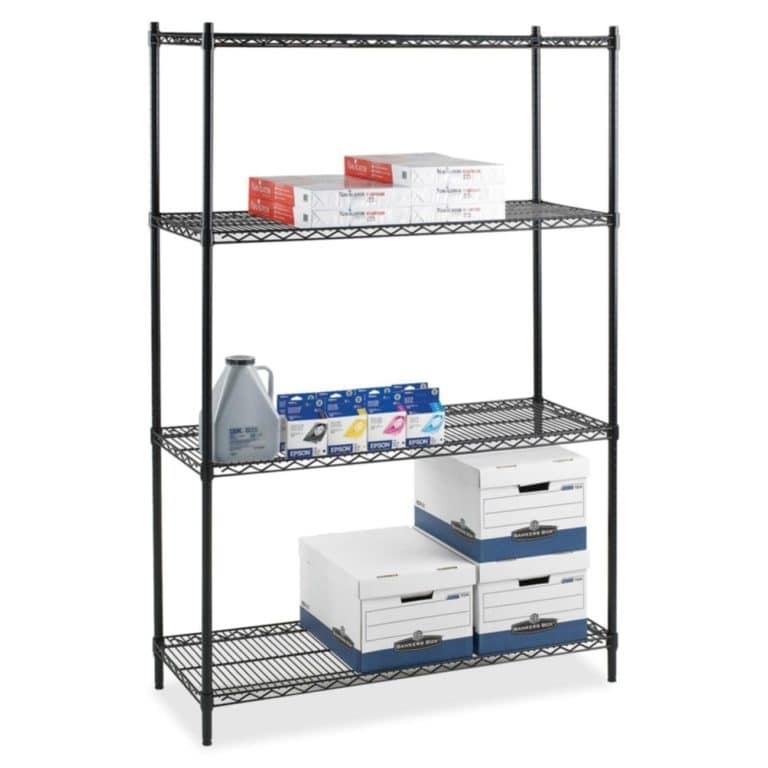Rodrigo Industrial Adjustable Wire 72" H 4 Shelf Shelving Unit Starter