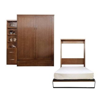 Rolling Queen Murphy Bed | Wayfair